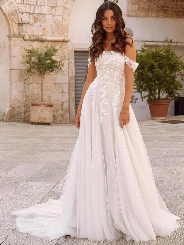 Robe de Mariée Fluide Bohème Chic