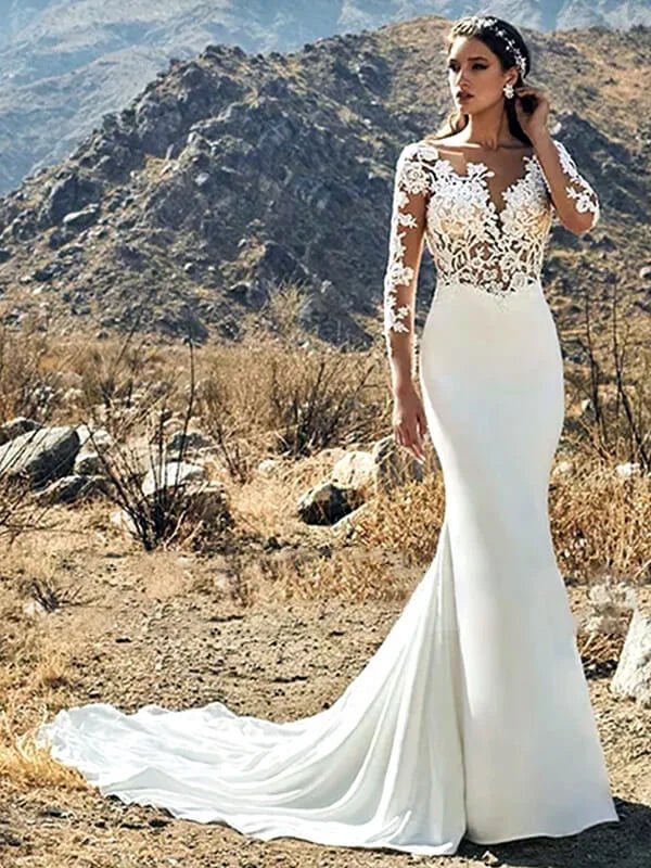 Robe de Mariée Bohème Sirène