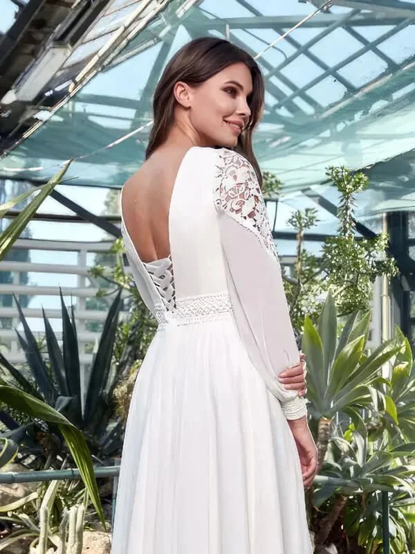 Robe de Mariée Simple et Élégante 4 robe de mariee style empire boheme 3 turbo 334403 5000x