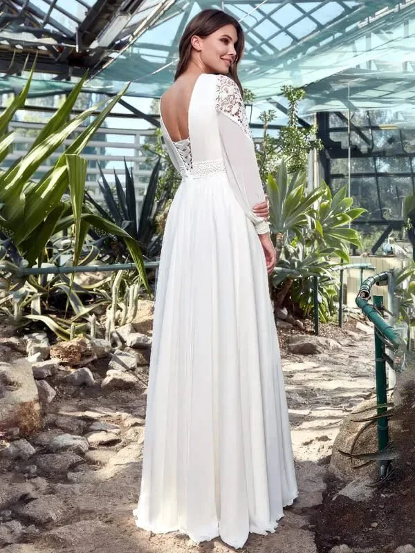 Robe de Mariée Simple et Élégante 3 robe de mariee style empire boheme 4 turbo 547543 5000x