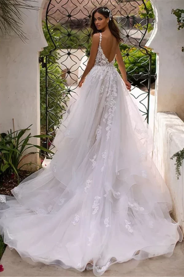 robe de mariee boheme chic fleurs dos 720x