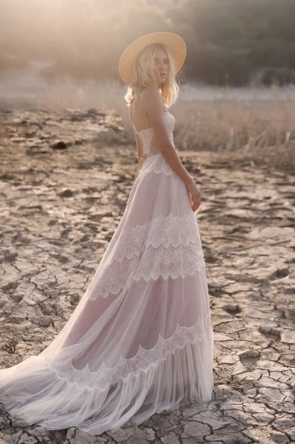 Robe de Mariée Fluide Bohème