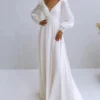 Robe de Mariée Bohème avec Manche 11 Robe de Mariée Bohème avec Manche