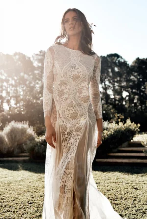 Robe de Mariée Bohème Dentelle