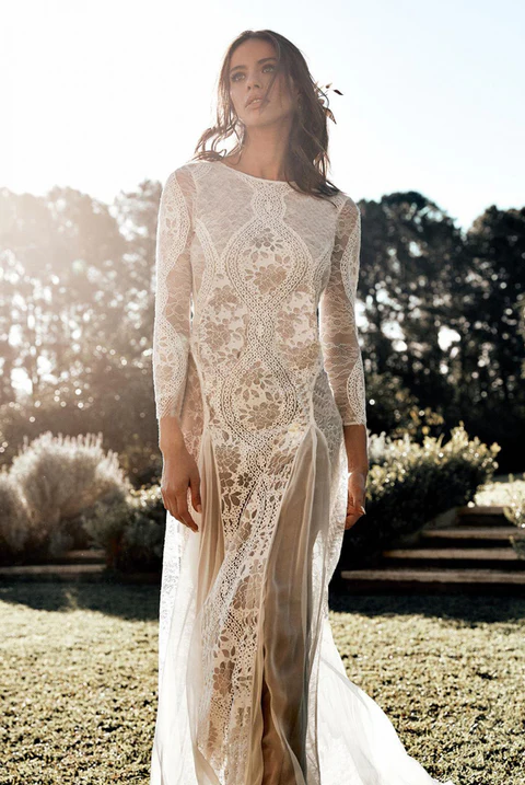 Robe de Mariée Bohème Dentelle 1 Robe de Mariée Bohème Dentelle