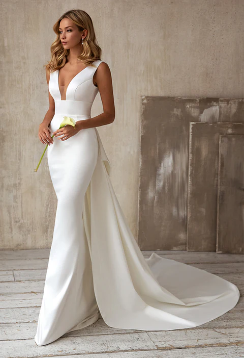 Robe de Mariée Champêtre Sirène 1 Robe de Mariée Champêtre Sirène