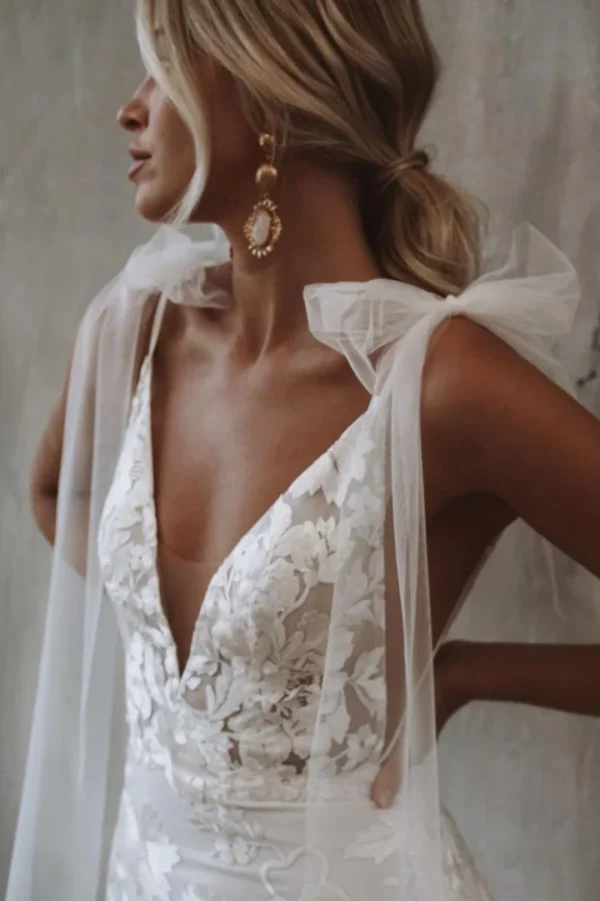 Robe de Mariée Mi-Sirène Mi-Bohème 15 Robe de Mariée Mi-Sirène Mi-Bohème