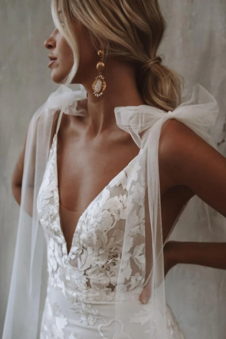 Robe de Mariée Mi-Sirène Mi-Bohème 8 Robe de Mariée Mi-Sirène Mi-Bohème