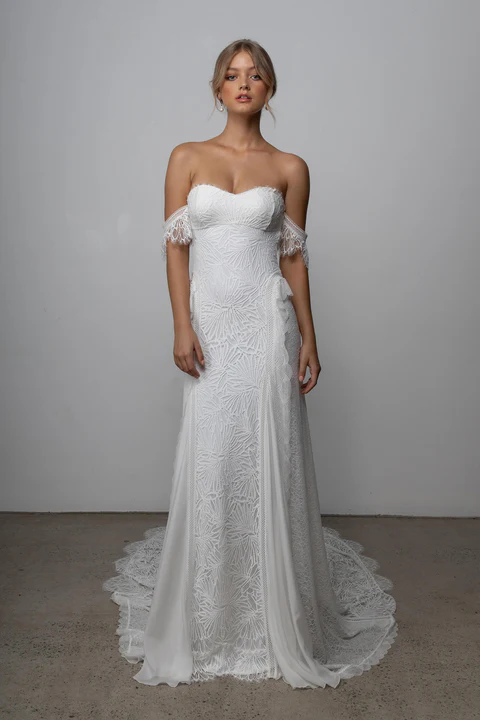 Robe de Mariée Bohème Longue 1 Robe de Mariée Bohème Longue