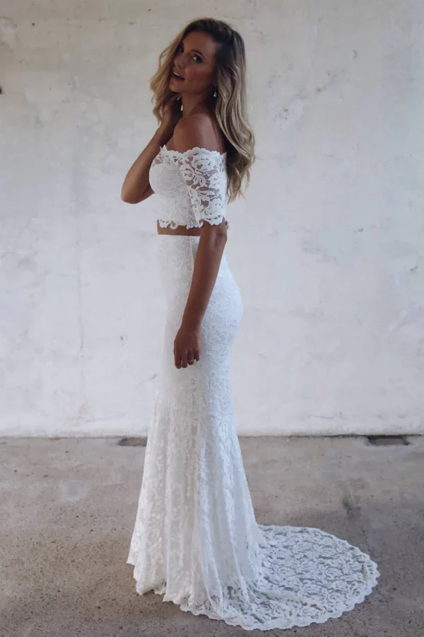 Robe de Mariée 2 Pièces Bohème