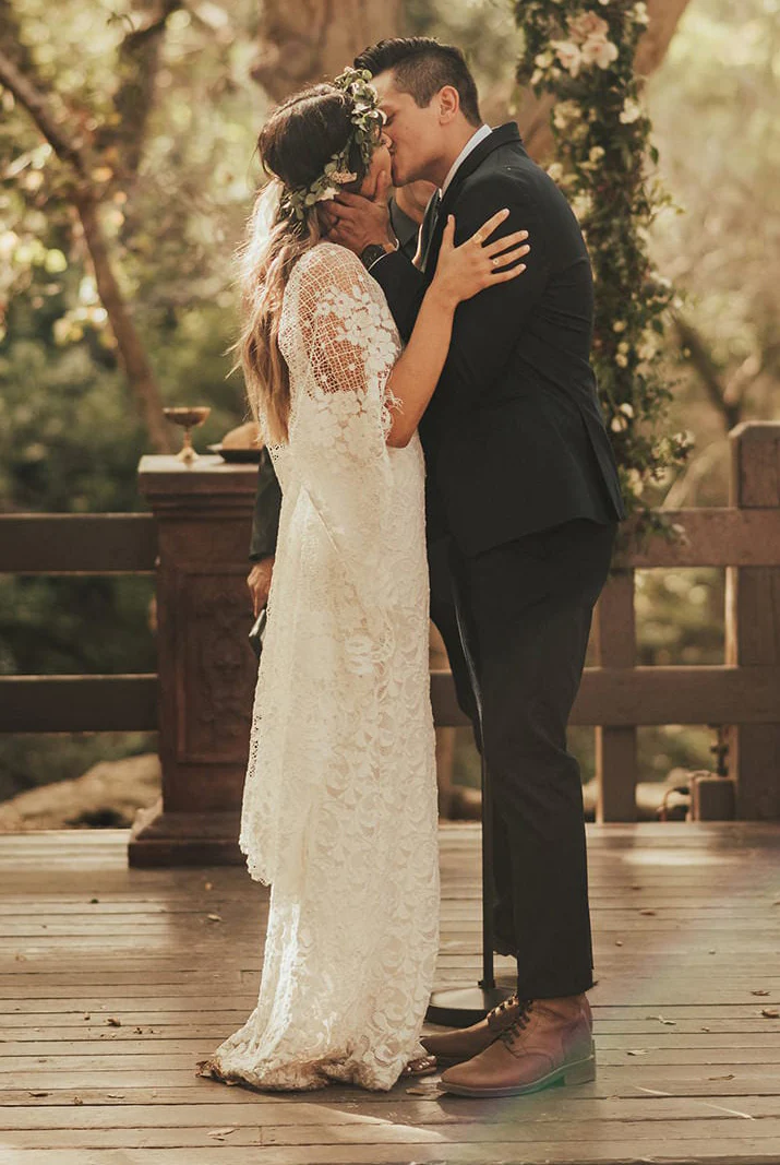 Robe de Mariée Fleurie Champêtre 4 robe de mariee boheme romantique 720x