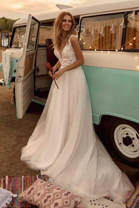 Robe de Mariée Vintage Année 70 1 Robe de Mariée Vintage Année 70