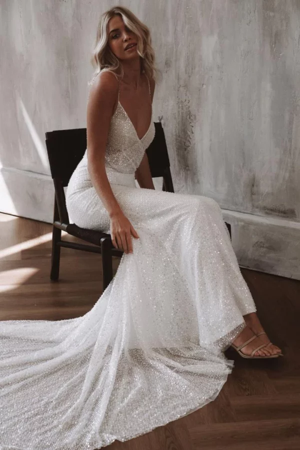 Robe de Mariée Civile Bohème 11 robe mariee boheme bretelles 720x