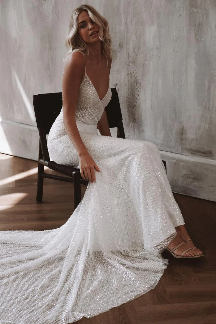 Robe de Mariée Civile Bohème 4 robe mariee boheme bretelles 720x