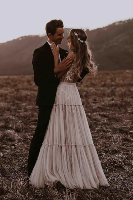 Robe de Mariée Bohème Hippie 2 robe mariee boheme champetre tulle 720x