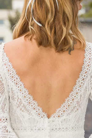 Robe de Mariée Vintage Année 20