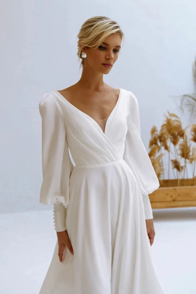 Robe de Mariée Bohème avec Manche 2 Robe de Mariée Bohème avec Manche