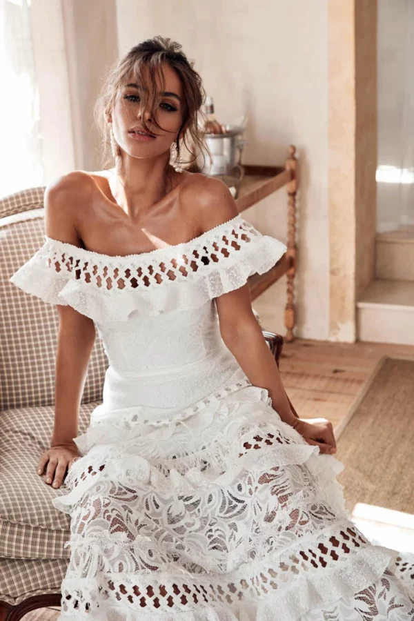 Robe de Mariée Courte Vintage 11 robe mariee boheme dentelle originale 720x