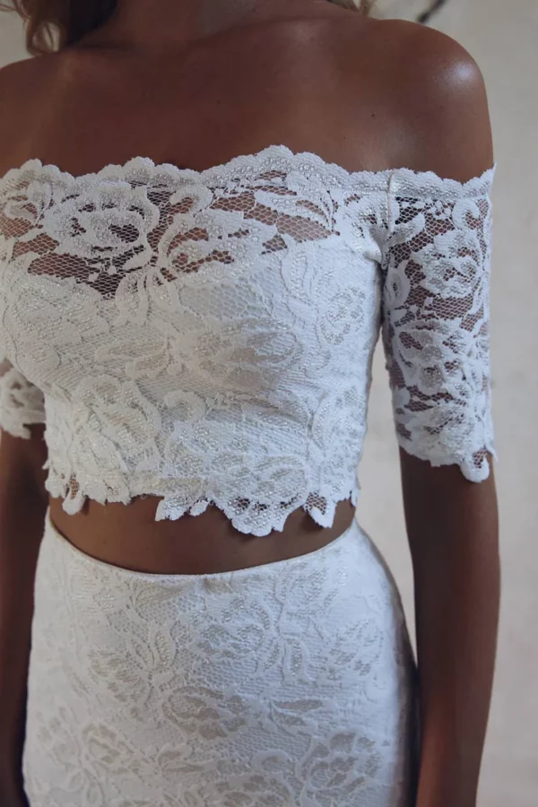 Robe de Mariée 2 Pièces Bohème 7 Robe de Mariée 2 Pièces Bohème