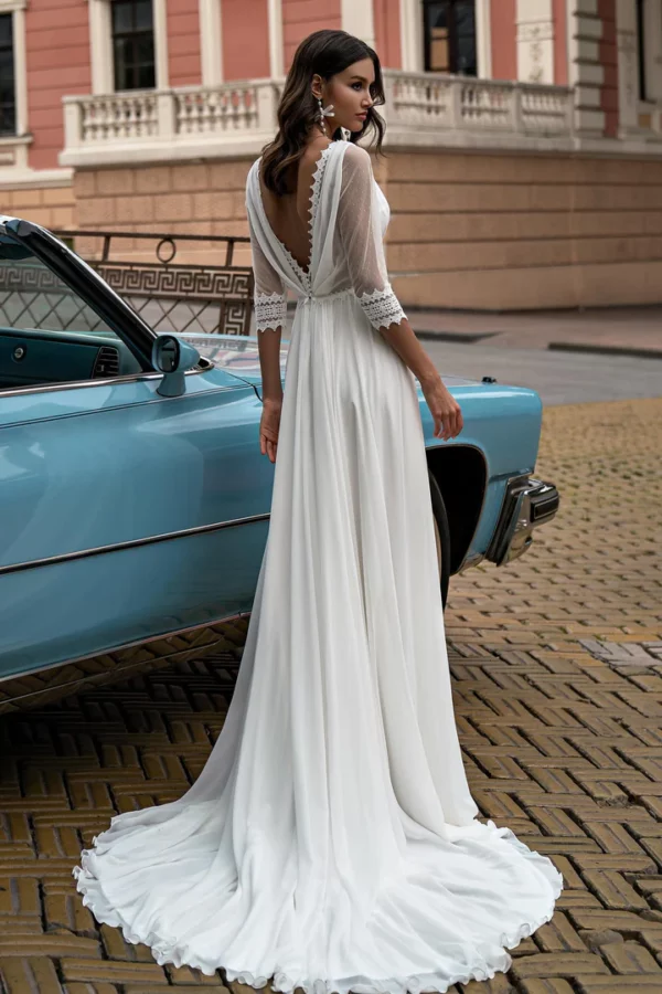 Robe de Mariée Bohème Champêtre