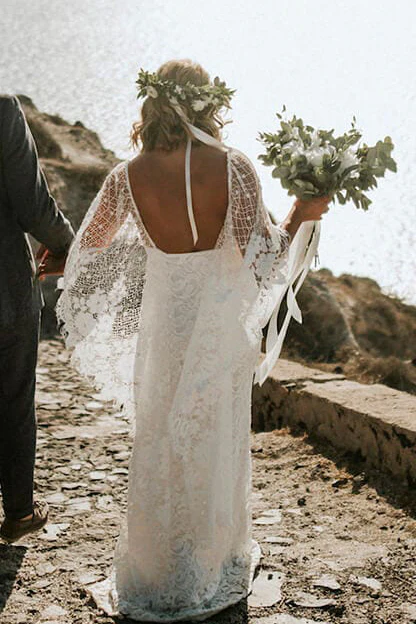 Robe de Mariée Fleurie Champêtre 3 robe mariee boheme romantique dos 720x