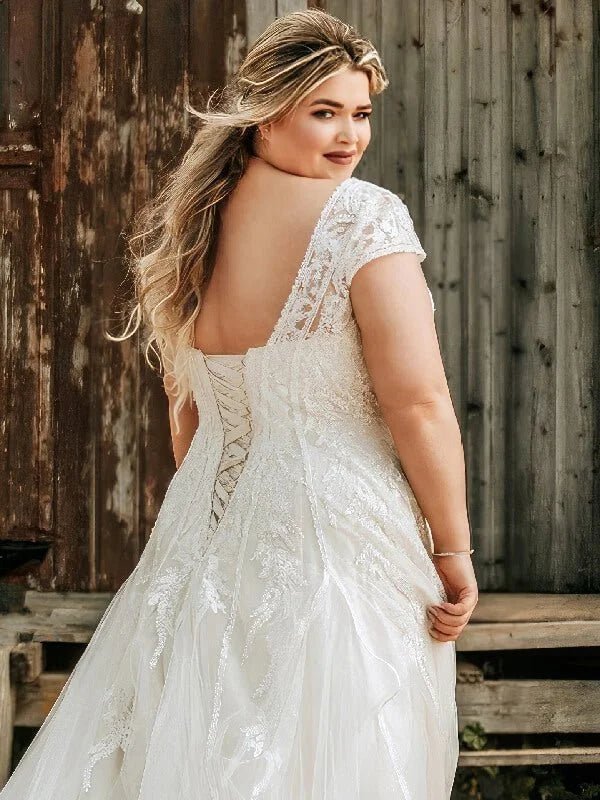 Robe de Mariée Grande Taille 2019 4 robe de mariage courte pour femme ronde et petite 3 turbo 9b860afd 32c9 4d85 87b5 b9aa778cf3b3 978581 5000x