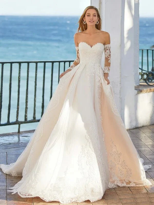 Accueil 9 Dentelle Tulle Robe de Mariée Princesse