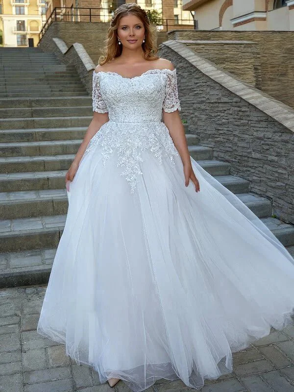 Robe de Mariée Trapèze Grande Taille 1 Robe de Mariée Trapèze Grande Taille