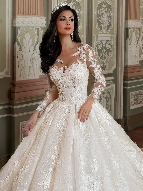 Luxe Robe de Mariée Princesse Dentelle