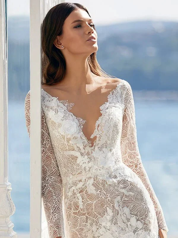 Robe de Mariée Sirène Manche Longue 3 robe de mariee en dentelle sirene 2 turbo 18e80b33 d98f 4abc b870 133e0d815f01 612400 5000x