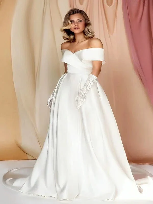 Robe de Mariée Satin Princesse