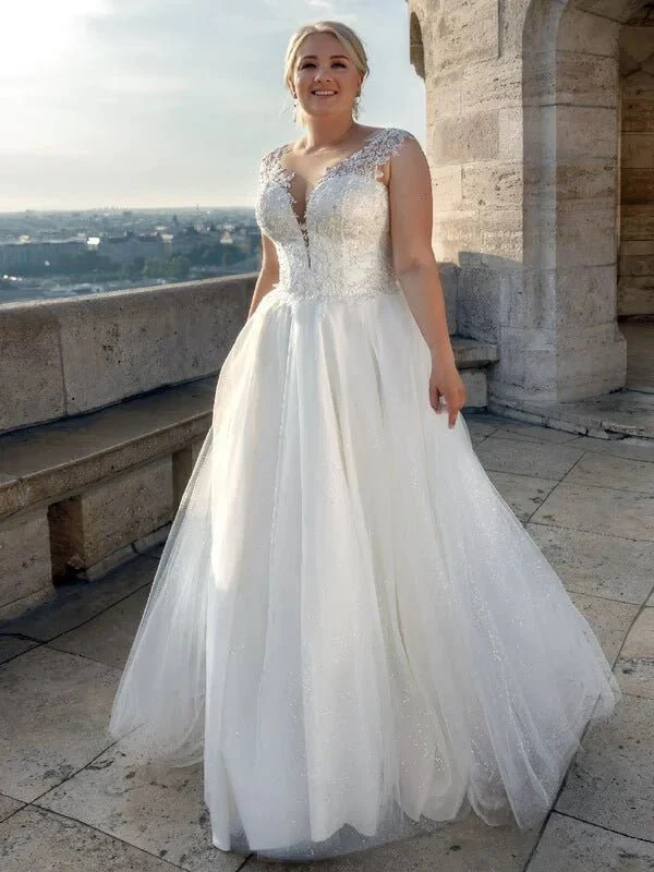 Robe de Mariée Grande Taille Princesse