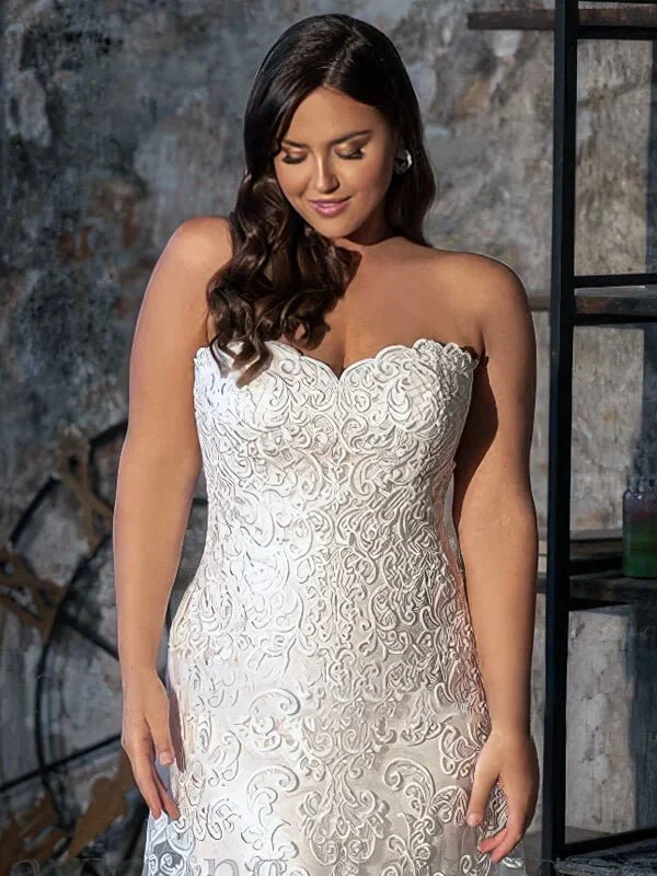 Robe de Mariée Fluide Femme Ronde 2 robe de mariee hiver grande taille 2 turbo 825644 5000x