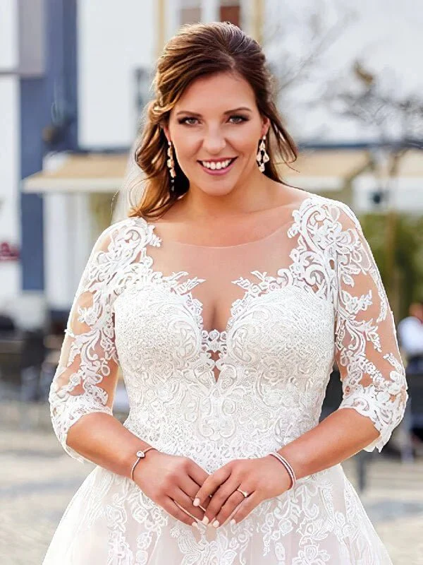 Robe de Mariée Grande Taille Couleur 3 robe de mariee pour femme ronde avec manche 2 turbo 890976 5000x