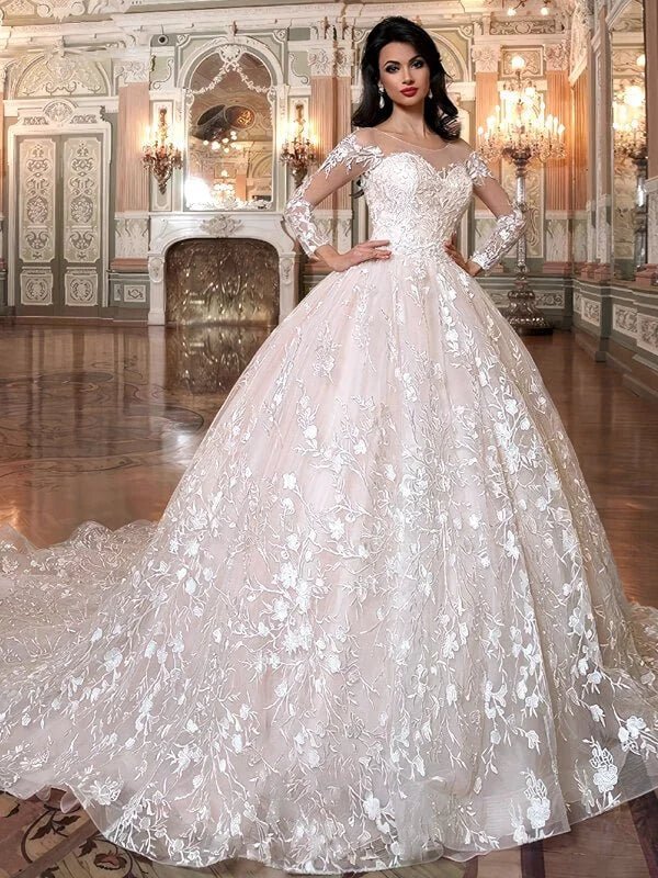 Robe de Mariée Princesse Paillette Luxe