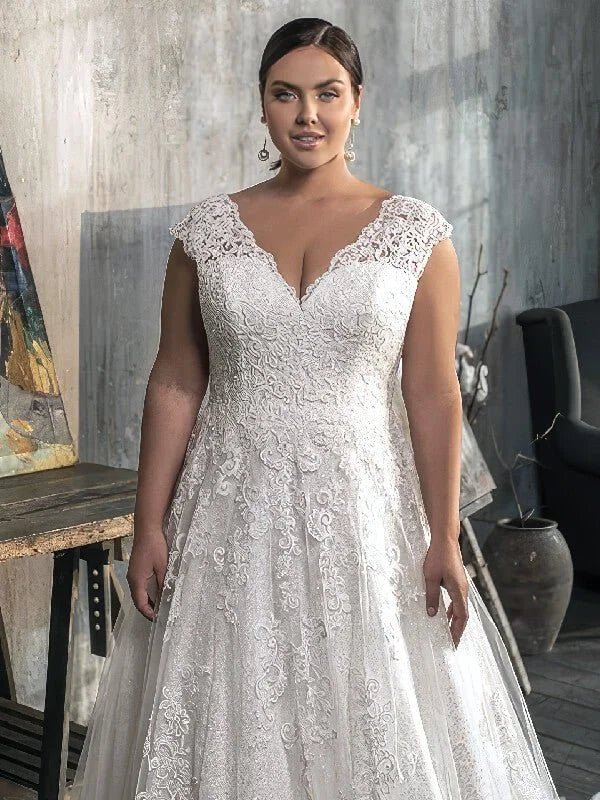 Robe de Mariée Grande Taille Champêtre