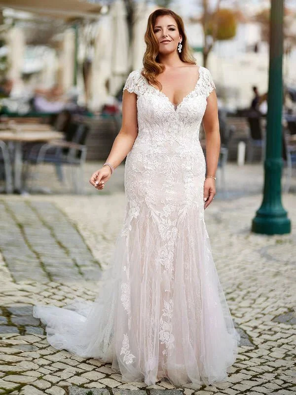 Robe de Mariée Dentelle Grande Taille 1 robe de mariee sirene grande taille 1 turbo 876577 5000x