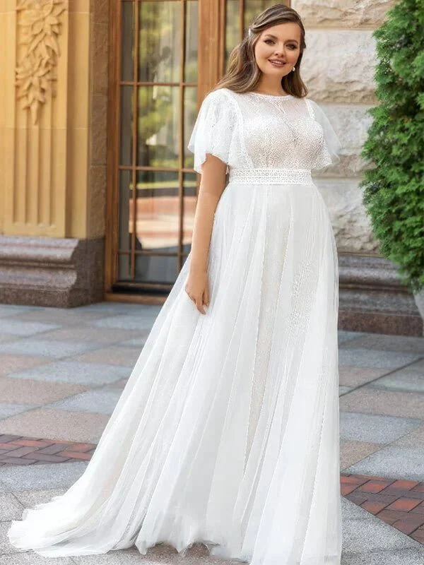 Modèle Robe de Mariée Femme Ronde