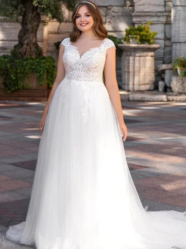 Robe de Mariée Femme Ronde