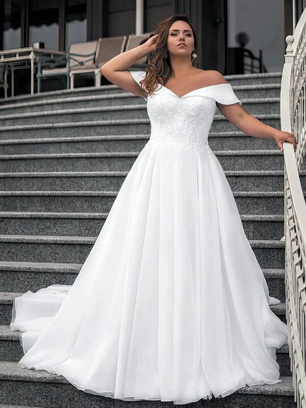 Robe de Mariée pas Cher Grande Taille
