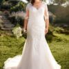 Robe de Mariée Simple pour Femme Ronde 6 Robe de Mariée Simple pour Femme Ronde