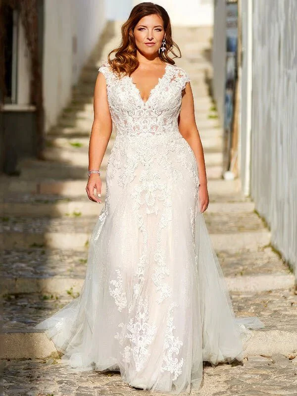 Robe de Mariée Femme Ronde 2020