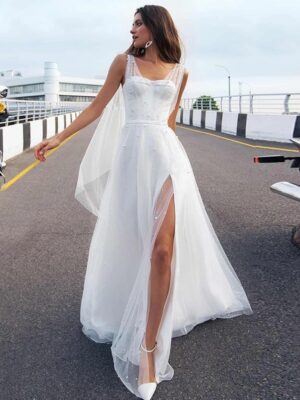 Robe de Mariée Bohémienne​