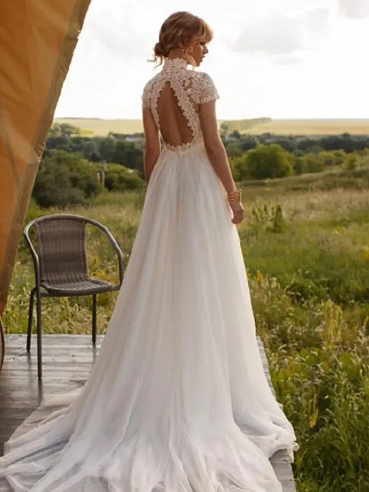 Style Bohème Chic Robe de Mariée 2 Robe de Mariée Bohème Brume Matinale