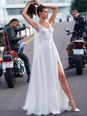 Robe de Mariée Bohème Frisson d’Éclat