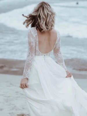 Robe de Mariée Bohème Perle de Rosée