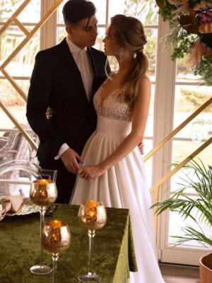 Robe de Mariée Bohème Veillée Claire