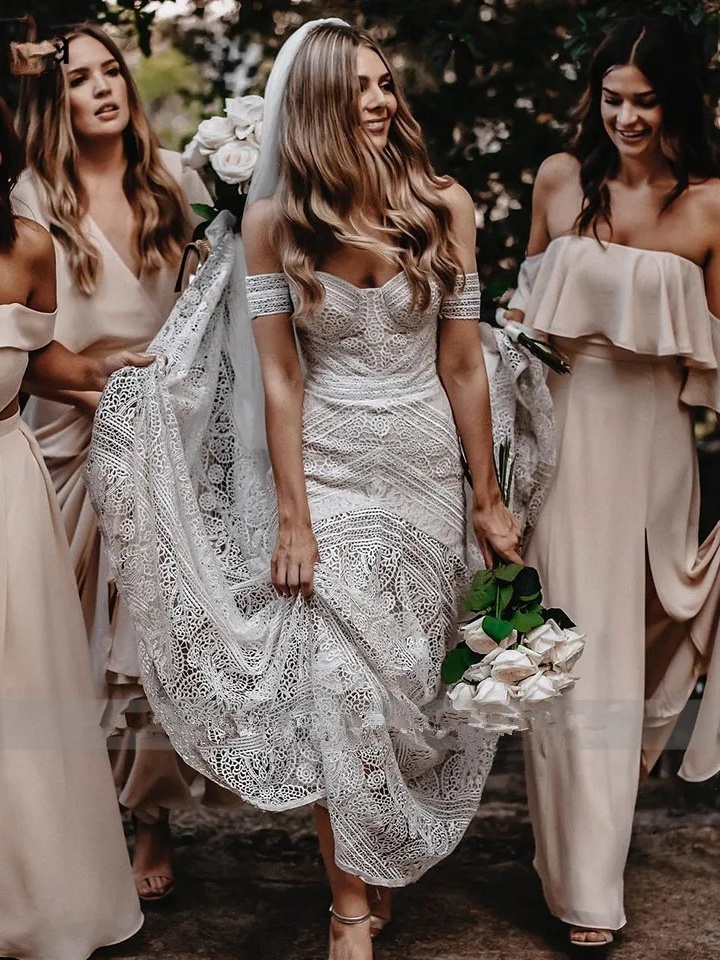 Robe de Mariée Vintage Bohème Chic 3 Robe de Mariée Bohème Lumière d’Aube