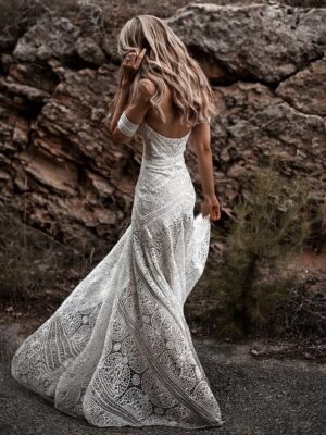 Robe de Mariée Vintage Bohème Chic