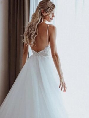 Robe de Mariée Bohème Présage Doux